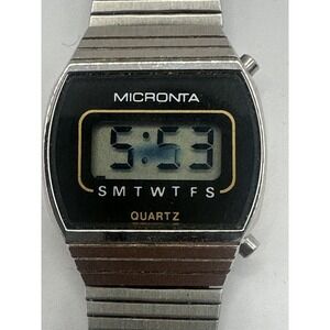 Micronta Watch Womens New Battery Radio Shack Digital 24MM‎ U